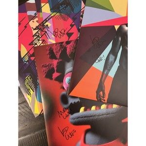 IN HAND Kid Cudi Signed Autographed INSANO Vinyl 2LP FULL 3 Vinyl SET